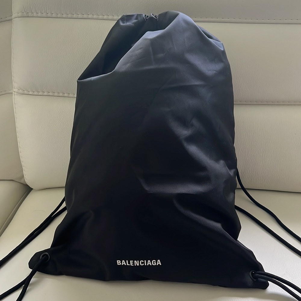 Authentic Balenciaga drawstring back pack. Brand new withOUT tag.